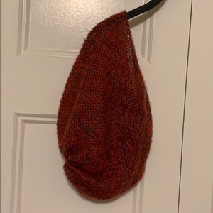 Anthropologie knitted slouchy pink cap/hat/beanie